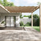 vidaXL - Luifel - verticaal - 140x600 - cm - oxford - stof - taupe