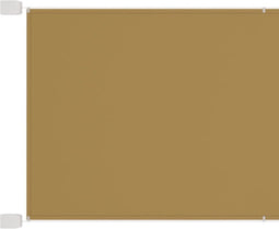 vidaXL - Luifel - verticaal - 140x800 - cm - oxford - stof - beige