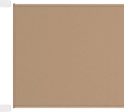vidaXL - Luifel - verticaal - 180x600 - cm - oxford - stof - taupe
