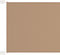 vidaXL - Luifel - verticaal - 60x1000 - cm - oxford - stof - taupe