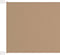 vidaXL - Luifel - verticaal - 60x1200 - cm - oxford - stof - taupe