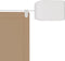 vidaXL - Luifel - verticaal - 60x1200 - cm - oxford - stof - taupe