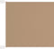vidaXL - Luifel - verticaal - 60x420 - cm - oxford - stof - beige