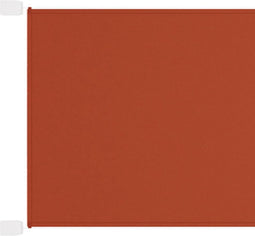 vidaXL - Luifel - verticaal - 60x420 - cm - oxford - stof - terracottakleurig