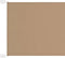 vidaXL - Luifel - verticaal - 60x420 - cm - oxford - stof - taupe