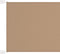 vidaXL - Luifel - verticaal - 60x420 - cm - oxford - stof - taupe