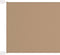 vidaXL - Luifel - verticaal - 60x420 - cm - oxford - stof - taupe