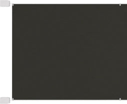 vidaXL - Luifel - verticaal - 60x600 - cm - oxford - stof - antracietkleurig