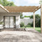 vidaXL - Luifel - verticaal - 60x600 - cm - oxford - stof - taupe