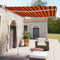 vidaXL - Luifel - vrijstaand - automatisch - 300x250 - cm - oranje - en - bruin