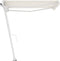 vidaXL - Luifel - vrijstaand - automatisch - 350x250 - cm - crèmekleurig