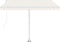 vidaXL - Luifel - vrijstaand - automatisch - 350x250 - cm - crèmekleurig