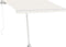 vidaXL - Luifel - vrijstaand - automatisch - 350x250 - cm - crèmekleurig