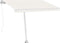 vidaXL - Luifel - vrijstaand - handmatig - uittrekbaar - 300x250 - cm - crèmekleurig