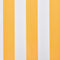 vidaXL - Luifeldoek - 3x2,5 - m - canvas - zonnebloemgeel - en - wit