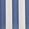 vidaXL - Luifeldoek - 4x3 - m - canvas - blauw - en - wit
