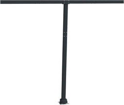 vidaXL - Luifelpaalset - 300x245 - cm - ijzer - antracietkleurig