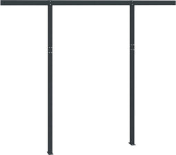 vidaXL - Luifelpaalset - 300x245 - cm - ijzer - antracietkleurig