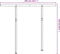 vidaXL - Luifelpaalset - 300x245 - cm - ijzer - antracietkleurig
