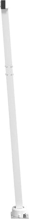 vidaXL - Luifelpaalset - 300x245 - cm - ijzer - wit