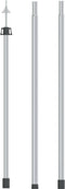 vidaXL - Luifelstok - telescopisch - 102-260 - cm - aluminium