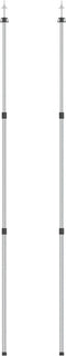 vidaXL - Luifelstokken - 2 - st - telescopisch - 102-260 - cm - aluminium