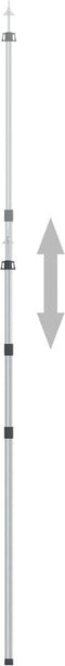 vidaXL - Luifelstokken - 2 - st - telescopisch - 102-260 - cm - aluminium
