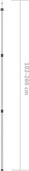 vidaXL - Luifelstokken - 2 - st - telescopisch - 102-260 - cm - aluminium