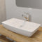 vidaXL - Luxe - keramische - rechthoekige - wasbak - 71 - x - 39 - cm - (wit)