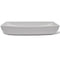 vidaXL - Luxe - keramische - rechthoekige - wasbak - 71 - x - 39 - cm - (wit)