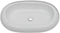 vidaXL - Luxe - keramische - wasbak - ovaal - 63 - x - 42 - cm - (wit)
