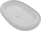 vidaXL - Luxe - keramische - wasbak - ovaal - 63 - x - 42 - cm - (wit)