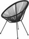 vidaXL - Maanstoelen - 2 - st - rattan - zwart