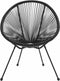 vidaXL - Maanstoelen - 2 - st - rattan - zwart