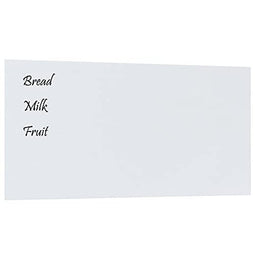 VidaXL Magneetbord - harde Glas laagje - Wit - 50x100cm