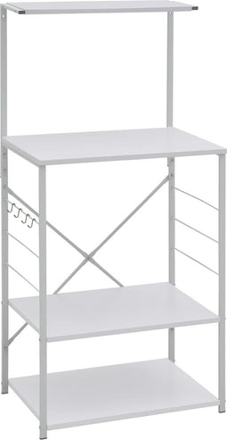 vidaXL - Magnetronkast - 60x39,6x123 - cm - bewerkt - hout - wit