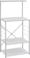 vidaXL - Magnetronkast - 60x39,6x123 - cm - bewerkt - hout - wit