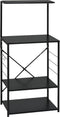 vidaXL - Magnetronkast - 60x39,6x123 - cm - bewerkt - hout - zwart - en - eikenkleurig