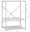 vidaXL - Magnetronkast - 60x39,6x79,5 - cm - bewerkt - hout - wit