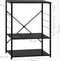 vidaXL - Magnetronkast - 60x39,6x79,5 - cm - bewerkt - hout - zwart
