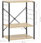 vidaXL - Magnetronkast - 60x39,6x79,5 - cm - bewerkt - hout - zwart - en - eikenkleur