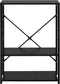 vidaXL - Magnetronkast - 60x39,6x79,5 - cm - bewerkt - hout - zwart
