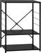 vidaXL - Magnetronkast - 60x39,6x79,5 - cm - bewerkt - hout - zwart