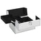 vidaXL - Make-up - koffer - 22x30x21 - cm - aluminium - zilverkleurig