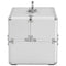 vidaXL - Make-up - koffer - 22x30x21 - cm - aluminium - zilverkleurig
