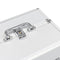 vidaXL - Make-up - koffer - 22x30x21 - cm - aluminium - zilverkleurig