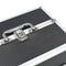 vidaXL - Make-up - koffer - 22x30x21 - cm - aluminium - zwart