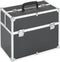vidaXL - Make-up - koffer - 37x24x35 - cm - aluminium - zwart