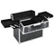 vidaXL - Make-up - koffer - 37x24x35 - cm - aluminium - zwart