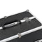 vidaXL - Make-up - koffer - 37x24x35 - cm - aluminium - zwart
